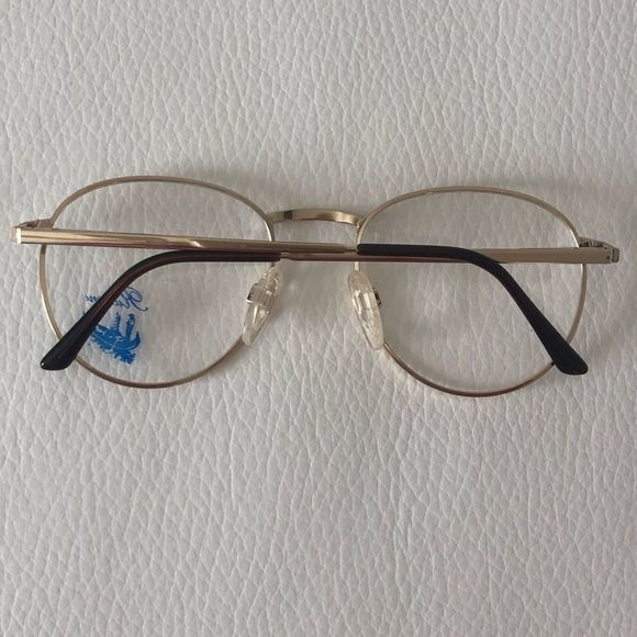 🆕 Antique Gold Retro eyeglasses by Riccione💥 - Picture 6 of 15